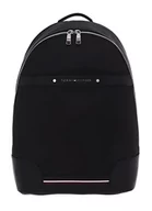 Plecaki - Tommy Hilfiger Męskie plecaki Th Central Repreve Bacpack, Czarny, Jeden rozmiar, Casual - miniaturka - grafika 1