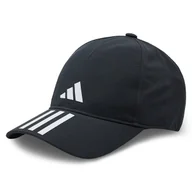 Czapki męskie - Czapka z daszkiem adidas 3-Stripes AEROREADY Running Training Baseball Cap IC6520 Czarny - miniaturka - grafika 1