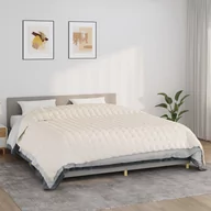 Koce - Vidaxl Koc Obciążeniowy, Kremowy, 235X290 Cm, 15 Kg, Tkanina - miniaturka - grafika 1