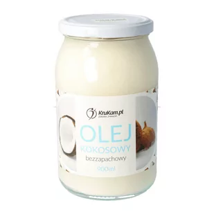 KruKam Olej KOKOSOWY 900ml Bezzapachowy - Olej spożywczy - miniaturka - grafika 1