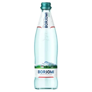 Woda Borjomi butelka szklana 0,5l Woda Borjomi butelka BEZZWROTNA 500ML - Woda - miniaturka - grafika 1