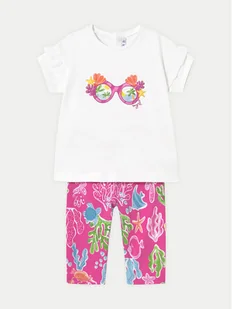 Mayoral Komplet t-shirt i legginsy 1739 Kolorowy Regular Fit - Legginsy - miniaturka - grafika 1