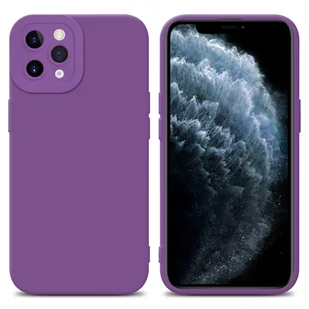 Pokrowiec Etui Do Apple iPhone 11 PRO MAX w FLUID MATOWY FIOLET TPU Silikonowe Obudowa Ochronny Case Cover Cadorabo - Etui i futerały do telefonów - miniaturka - grafika 1
