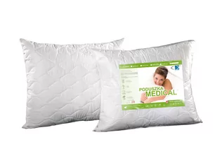 Poduszka Medical 40x40 Antyalergiczna z zamkiem do spania średniej twardości dla alergików - Poduszki - miniaturka - grafika 1
