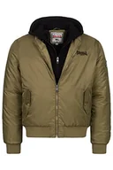 Kurtki męskie - Lonsdale Kurtka męska Ballindean, olive/black, L - miniaturka - grafika 1