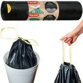 Worki na śmieci - Paclan Worki na odpady 120l Eco line (10 sztuk) - miniaturka - grafika 1