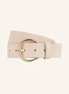 Paski - Condor Pasek Skórzany beige - miniaturka - grafika 1