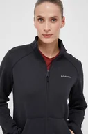 Bluzy damskie - Columbia bluza sportowa Col Hike Tech kolor czarny gładka - miniaturka - grafika 1