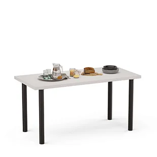 Stół kuchenny 120x60, Biały - Stoły - miniaturka - grafika 1