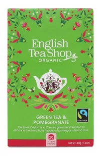 English Tea Shop English Tea Shop Green Tea Pomegranate - 20 saszetek - Herbata - miniaturka - grafika 1