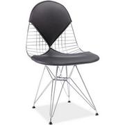 Krzesła - Signal Meble Krzesło Intel Ii Salon Nowoczesny/Awangardowy Chrom/Czarny - miniaturka - grafika 1
