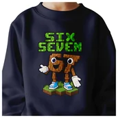 Bluzy dla dziewczynek - BLUZA DZIECIĘCA 67 SIX SEVEN VIRAL DLA CHŁOPCA DZIEWCZYNKI 122-128 - miniaturka - grafika 1