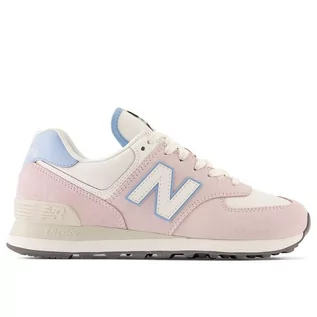 Buty sportowe damskie - Buty New Balance WL574QC - różowe - grafika 1