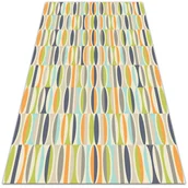 Dywany - Modny winylowy dywan Geometryczne owale 60x90 cm - miniaturka - grafika 1