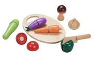 Zabawki AGD - ClassicWorld Warzywa do krojenia na desce CL2825 - miniaturka - grafika 1