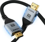 Kable komputerowe i do monitorów - KABEL HDMI 2.2 PRZEWÓD 1,5 M 96 Gbit/s 16K 4K 480Hz HDR10+ DOLBY HDCP 2.3 2.1 - miniaturka - grafika 1