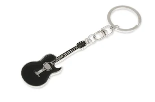 Breloczek Samochodowy Z Czarną Gitarą - Akcesoria motoryzacyjne - miniaturka - grafika 1