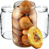 Pojemniki kuchenne - Słoiki Simo 900ml 24 szt. 82mm + wieczka "Pszczoła" - miniaturka - grafika 1