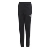 Spodnie męskie - Spodnie dla dzieci adidas Superstar Pants czarne DV2879-164cm - miniaturka - grafika 1