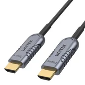Kable - Unitek C11034DGY Optic Cable HDMI 2.1 AOC 8K 120Hz 60m - miniaturka - grafika 1