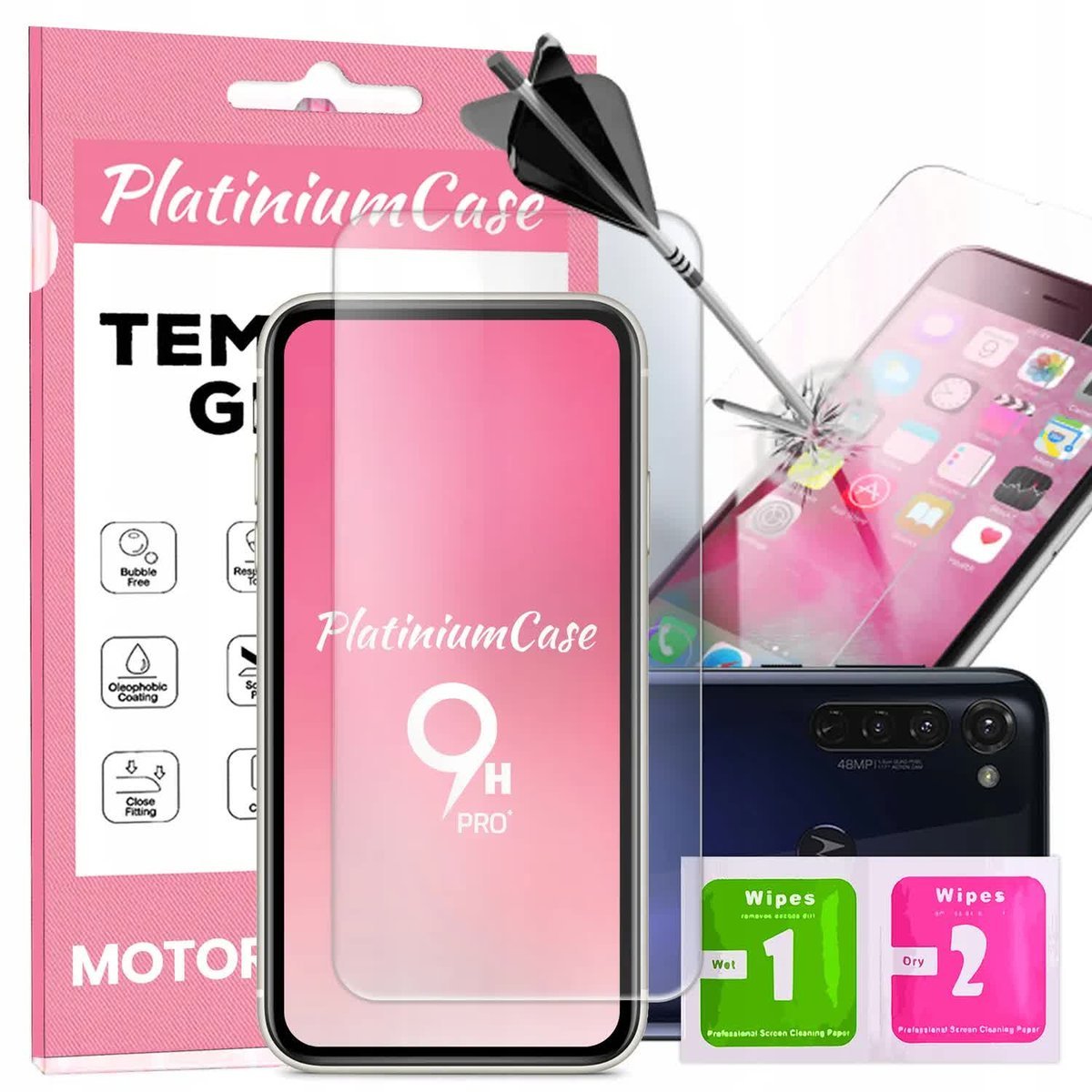 Szkło hartowane 9H szybka ekran do MOTOROLA G PRO