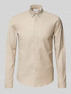 Koszula casualowa o kroju slim fit z listwą guzikową model ‘Oxford’ - Koszule męskie - miniaturka - grafika 1
