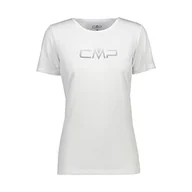 Koszulki i topy damskie - CMP CMP damski T-shirt, Bianco, 48 39T5676P - miniaturka - grafika 1