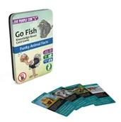 Gry karciane - Podróżna gra karciana Kwartet The Purple Cow - Go Fish Zwierzęta - miniaturka - grafika 1