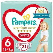 Pieluchy - Pampers Premium Care 6 Extra Large 31szt - miniaturka - grafika 1
