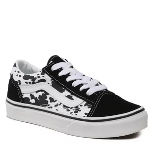 Tenisówki Vans Uy Old Skool VN0A7Q5FBMW1 Black/True White - Buty dla dziewczynek - miniaturka - grafika 1
