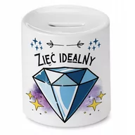 Skarbonki - Skarbonka Dla Zięcia na Urodziny Imieniny Prezent z Nadrukiem ze Zdjęciem - miniaturka - grafika 1