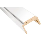 Ościeżnice - Belka górna 80 ościeżnicy regulowanej biała PP zakres 140-180 mm - miniaturka - grafika 1