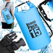 Plecaki worki - Worek Wodoodporny Wodoszczelny Kajak Torba 15L Nie - miniaturka - grafika 1