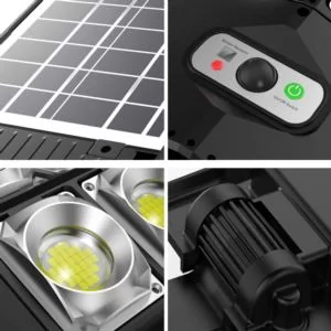 Mocna Lampa LED latarnia solarna uliczna ULTRA x4 - Lampy ogrodowe - miniaturka - grafika 1