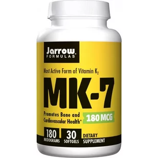 Jarrow Formulas MK-7 180mcg 30caps - Witaminy i minerały dla sportowców - miniaturka - grafika 1