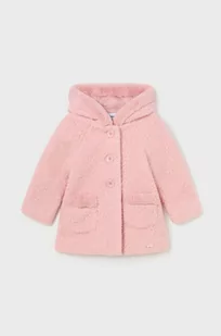 Mayoral płaszczyk niemowlęcy kolor różowy - Kurtki i płaszcze dla dziewczynek - miniaturka - grafika 1