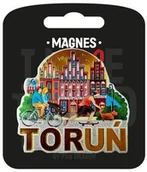 Magnesy - Magnes I love Poland Toruń ILP-MAG-C-TOR-27 EDUKAMP - miniaturka - grafika 1