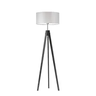 Lampy stojące - Drewniana lampa podłogowa w stylu skandynawskim HAITI - miniaturka - grafika 1