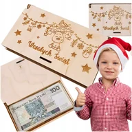 Skarbonki - Pudełko na pieniądze kasę gotówkę Prezent na święta BOŻE NARODZENIE Koperta - miniaturka - grafika 1