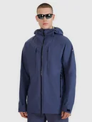 Kurtki i kamizelki sportowe męskie - 4F Kurtka trekkingowa membrana 20000 męska - szara 3XL - miniaturka - grafika 1