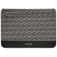 Torby na laptopy - Guess Sleeve GUCS16HGCFSEK 16" czarny /black GCube Stripes - miniaturka - grafika 1