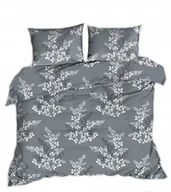 Pościel - pościel bawełna lux 220x240 + 2 poszewka B 367 graficzna szara - miniaturka - grafika 1