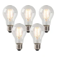 Żarówki LED - LUEDD Zestaw 5 żarówek LED E27 z przezroczystego szkła 3W 250 lm 2200 K. - miniaturka - grafika 1