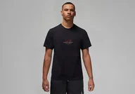 Koszulki męskie - Nike Air Jordan Essenial Graphic Crew Tee Black - miniaturka - grafika 1