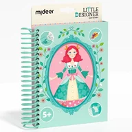 Zabawki kreatywne - Zeszyt kreatywny małego projektanta - Dama i przyjęcie herbaciane, Mideer - miniaturka - grafika 1