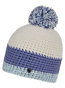Ziener Czapka z pomponem dla dorosłych, INTERCONTINENTAL/szydełkowana podszewka, trójkolorowa, Ice, rozmiar uniwersalny - Czapki damskie - miniaturka - grafika 1
