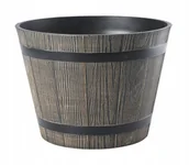 Donice - Donica na kwiaty Sori 23 cm, ciemny szary - miniaturka - grafika 1