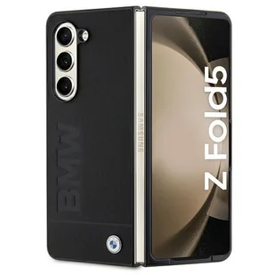 Etui BMW BMHCZFD5SLLBK Samsung Galaxy Z Fold5 hardcase Signature Logo Imprint czarny/black - Etui i futerały do telefonów - miniaturka - grafika 1
