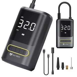 Bezprzewodowa Pompka Elektryczna Samochodowa Rowerowa Kompresor + POWERBANK - Sprężarki i kompresory - miniaturka - grafika 1