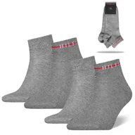 Skarpetki męskie - Tommy Hilfiger Skarpety Męskie Zakostki Logo Napis 43/46 - miniaturka - grafika 1